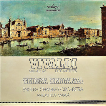 Vivaldi* - Teresa Berganza, English Chamber Orchestra, Antoni Ros-Marbá* : Salmo 126 - Dos Motetes (LP)