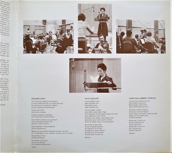 Vivaldi* - Teresa Berganza, English Chamber Orchestra, Antoni Ros-Marbá* : Salmo 126 - Dos Motetes (LP)