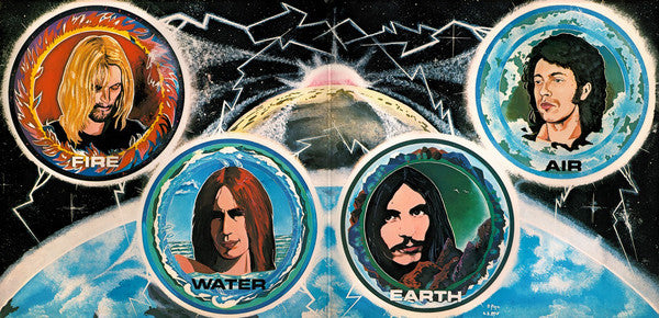 Jane : Fire, Water, Earth & Air (LP, Album, Gre)