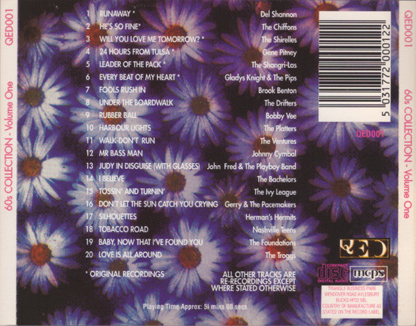 Various : 60s Collection Volume One (CD, Comp)