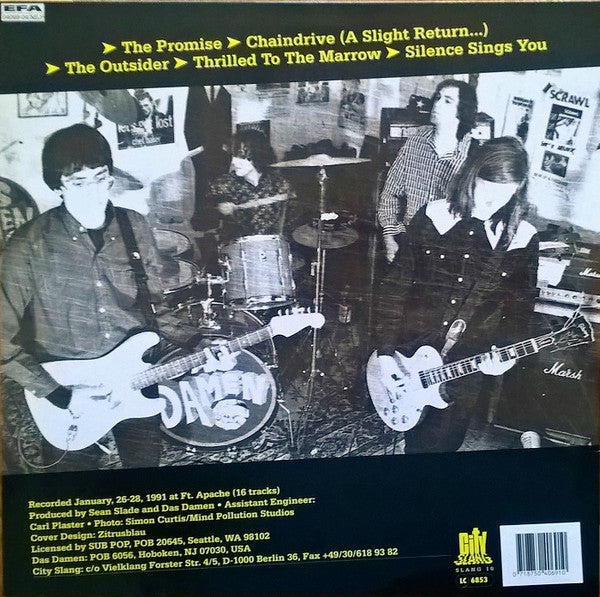 Das Damen : High Anxiety (12")