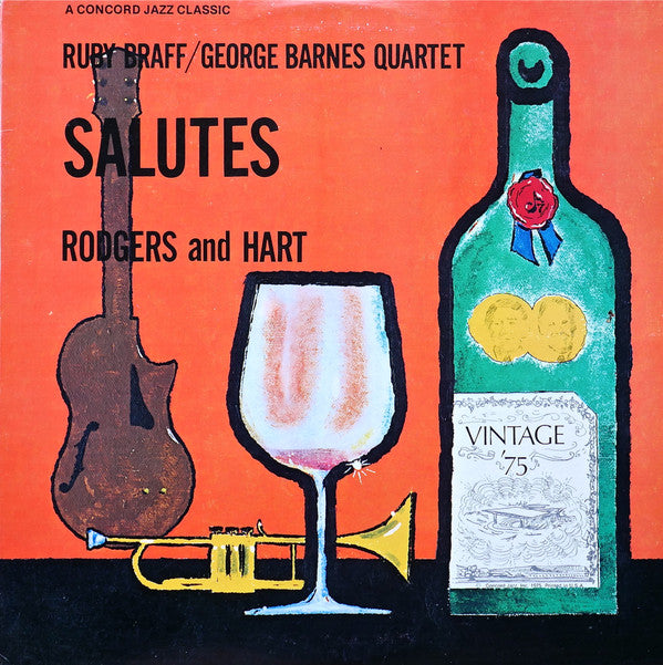 Ruby Braff / George Barnes Quartet : Braff/Barnes Quartet Salutes Rodgers And Hart (LP, Album)
