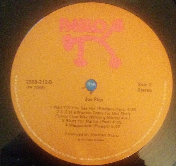 Joe Pass : Montreux '77 (LP, Album)