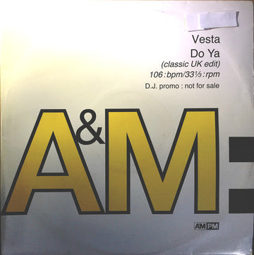 Vesta Williams : Do Ya (Classic UK Edit) (12", Promo)