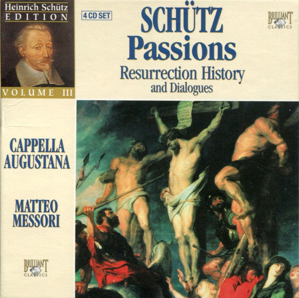 Heinrich Schütz, Cappella Augustana, Matteo Messori : Passions - Resurrection History And Dialogues (4xCD + Box)