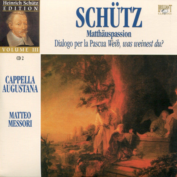 Heinrich Schütz, Cappella Augustana, Matteo Messori : Passions - Resurrection History And Dialogues (4xCD + Box)