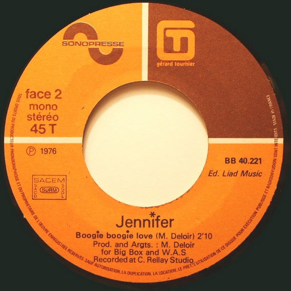 Jennifer (6) : Do It For Me (7", Single, Mono, Pap)