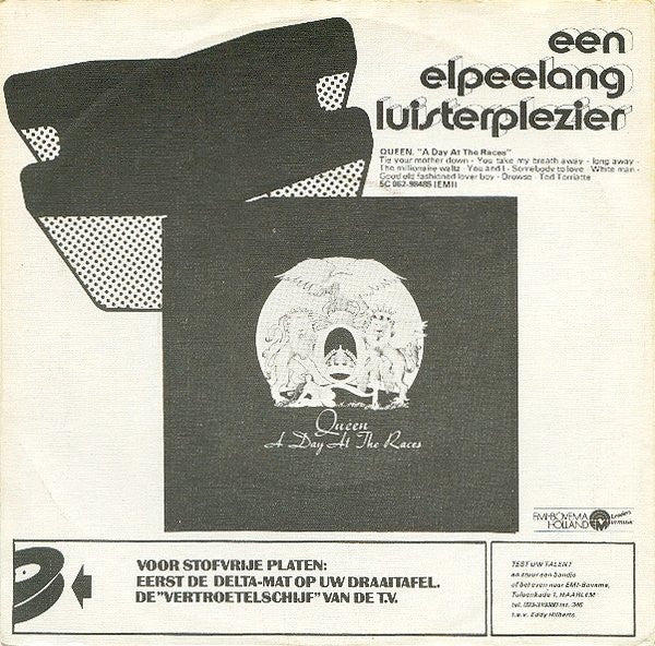 Queen : Tie Your Mother Down (7", Single)