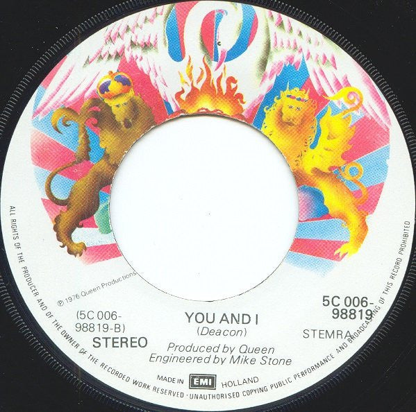Queen : Tie Your Mother Down (7", Single)