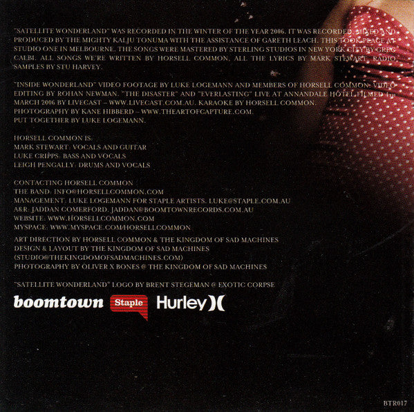 Horsell Common : Satellite Wonderland (CD, EP)