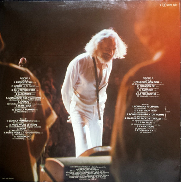 Georges Moustaki : Olympia (2xLP, Album, Gat)