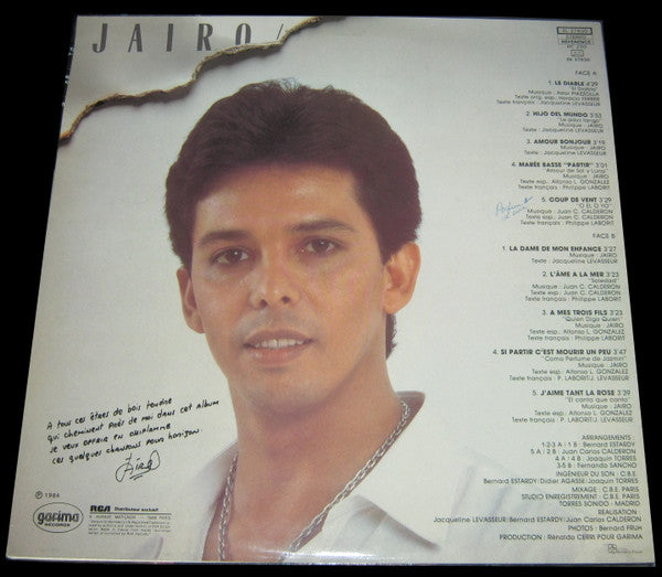 Jairo : Le Diable (LP, Album)