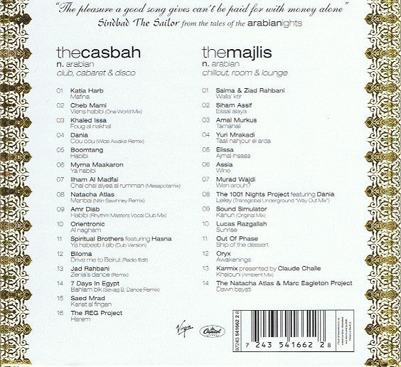 Various : Arabianights - Club & Chillout Classics (2xCD, Comp)