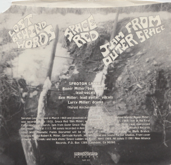 Sproton Layer : Lost Behind Words (7", Cle)