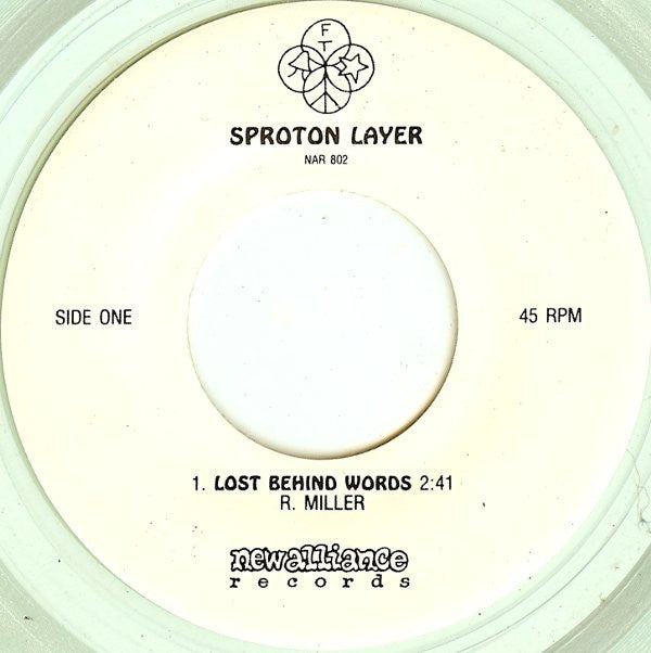 Sproton Layer : Lost Behind Words (7", Cle)