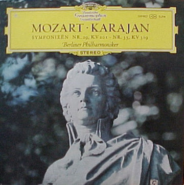 Wolfgang Amadeus Mozart · Herbert Von Karajan, Berliner Philharmoniker : Symfonieen Nr. 29, KV 201 · Nr. 33, KV 319 (LP, Album)