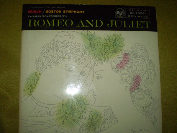 Charles Munch / Boston Symphony Orchestra, Sergei Prokofiev : Excerpts From Prokofieffs Ballet Romeo And Juliet (LP, Album, Mono)