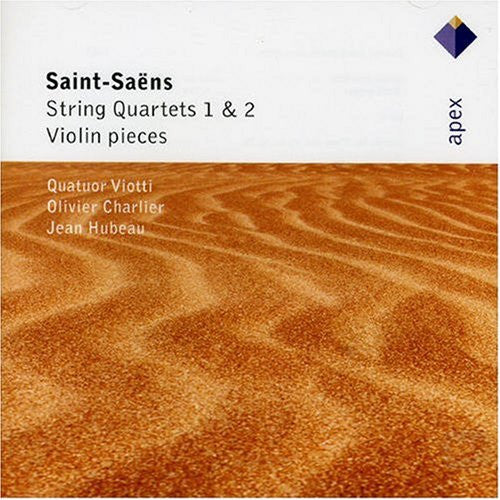 Camille Saint-Saëns, Quatuor Viotti, Olivier Charlier, Jean Hubeau : String Quartets 1 & 2 / Violin Pieces (2xCD, Album)