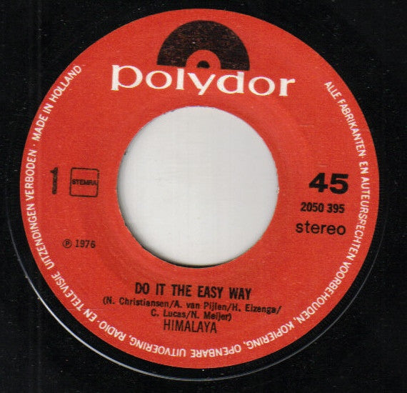 Himalaya (3) : Do It The Easy Way (7")
