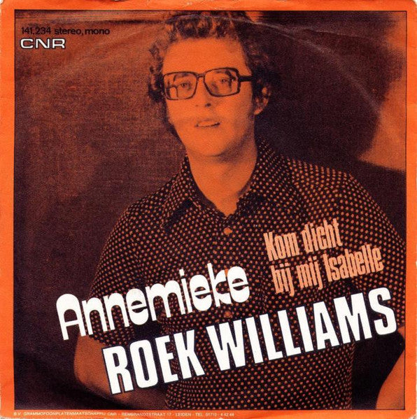 Roek Williams : Annemieke (7", Single)