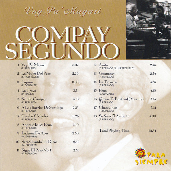 Compay Segundo : Voy Pa' Mayari (CD, Comp)