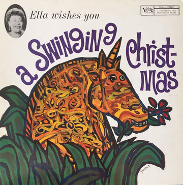 Ella Fitzgerald : Ella Wishes You A Swinging Christmas (LP, Album, RE)