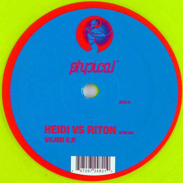 Heidi (2) Vs Riton : Vejer E.P. (12", EP, Neo)