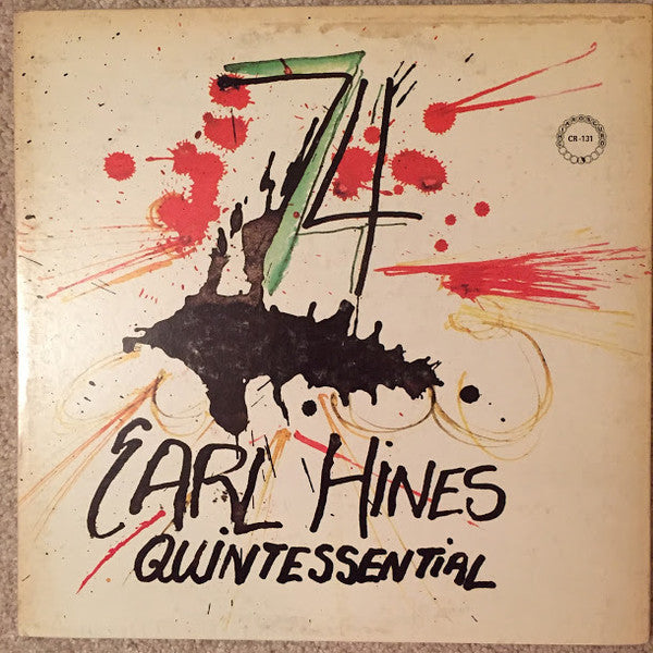 Earl Hines : Quintessential '74 (LP, Album)