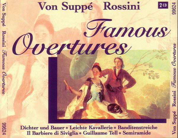 Franz von Suppé / Gioacchino Rossini : Famous Overtures (2xCD, Comp)