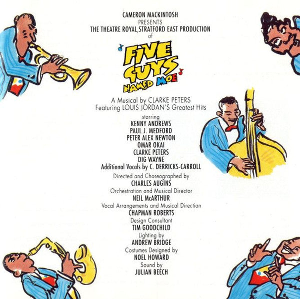 "Five Guys Named Moe" Original London Cast : Five Guys Named Moe (CD, Album)