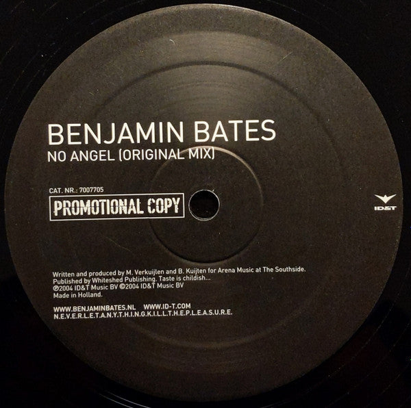 Benjamin Bates : No Angel (12", Promo)