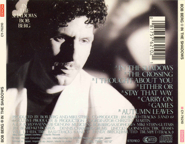 Bob Berg : In The Shadows (CD, Album)