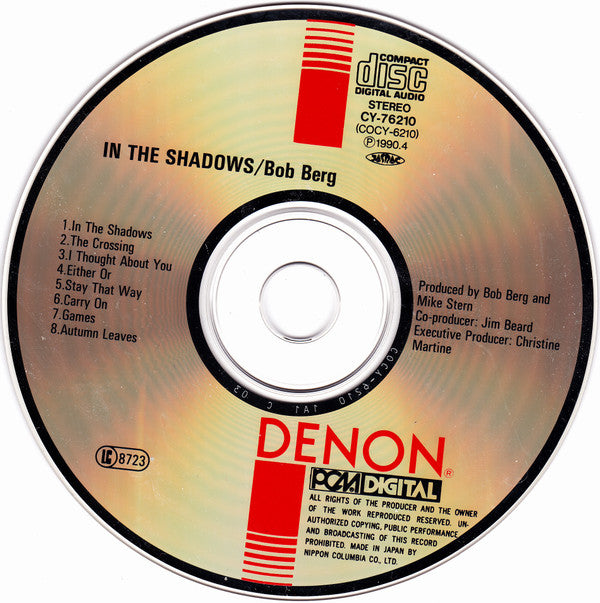 Bob Berg : In The Shadows (CD, Album)