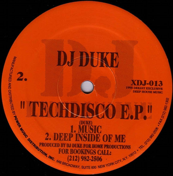 DJ Duke : Techdisco E.P. (12", EP)