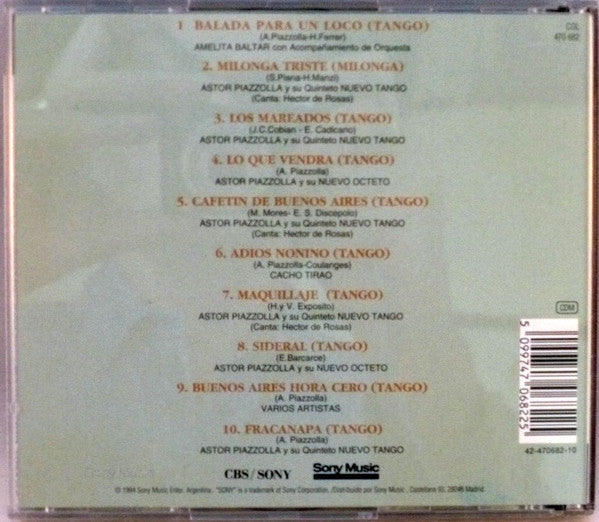Astor Piazzolla : Los Mas Grandes Exitos De Astor Piazzolla (CD, Comp)