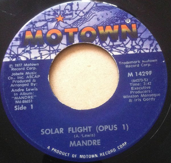 Mandré : Solar Flight (Opus I) / Money (That's What I Want) (7")