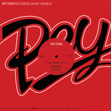 Craig Peyton : Be Thankful (12", RE, RM)