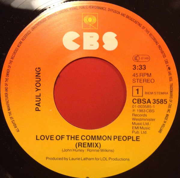 Paul Young : Love Of The Common People (2x7", Single, Gat)