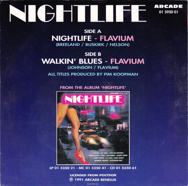 Flavium : Nightlife  (7", Single)