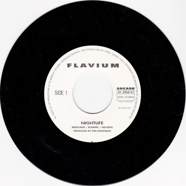 Flavium : Nightlife  (7", Single)