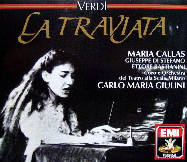 Giuseppe Verdi / Maria Callas, Giuseppe di Stefano, Ettore Bastianini, Coro Del Teatro Alla Scala E Orchestra Del Teatro Alla Scala, Carlo Maria Giulini : La Traviata (2xCD, Album, Mono, RM, RP)