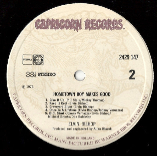 Elvin Bishop : Hometown Boy Makes Good!  (LP)