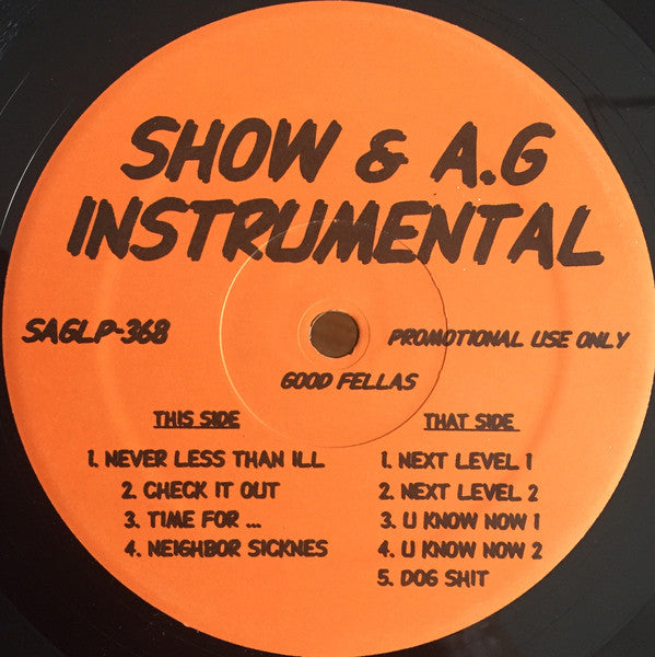 Showbiz & A.G. : Good Fellas (Instrumentals) (LP, Unofficial)