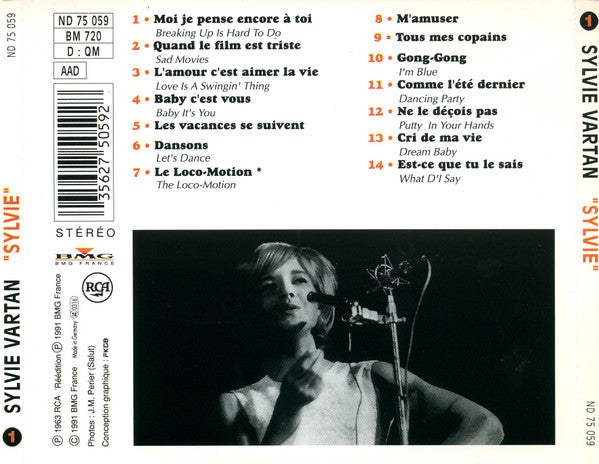 Sylvie Vartan : Sylvie (CD, Album, RE)