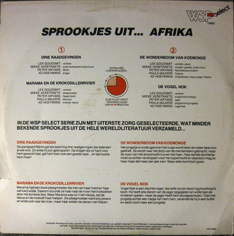 Various : Sprookjes Uit... Afrika (LP)
