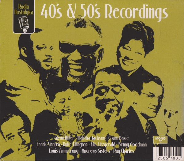 Various : 40's & 50's Recordings (Box + 10xCD, Comp, Mono)