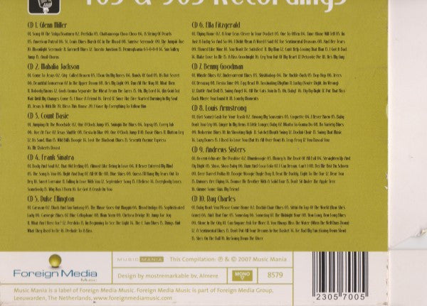 Various : 40's & 50's Recordings (Box + 10xCD, Comp, Mono)
