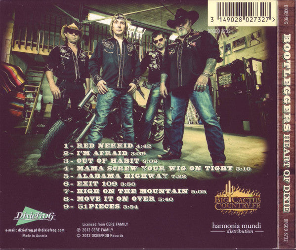 Bootleggers (3) : Heart Of Dixie (CD, Album)