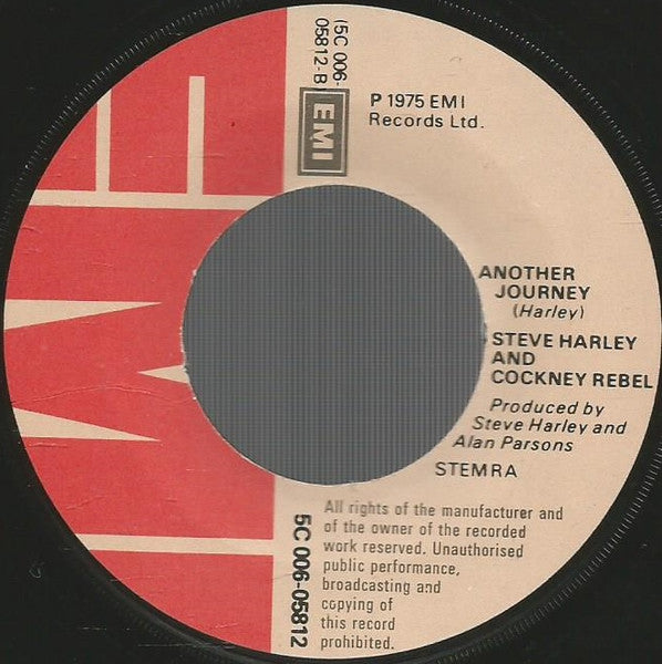Steve Harley & Cockney Rebel : Make Me Smile (Come Up And See Me) (7", Single)