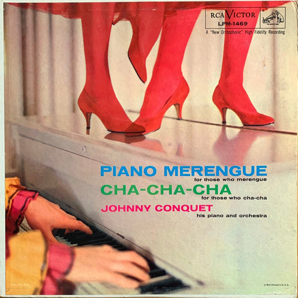 Johnny Conquet And His Orchestra : Piano Merengue/Cha-Cha-Cha (LP, Album, Mono)